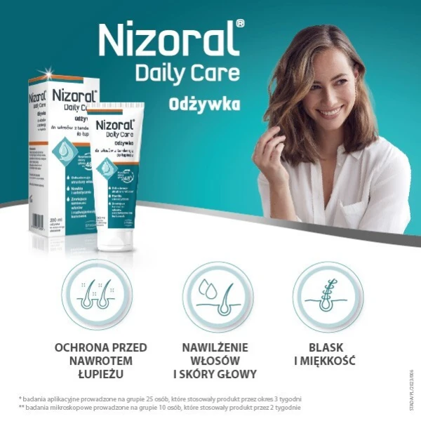 Nizoral Daily Care, odżywka do włosów, z tendencją do łupieżu, 200ml 3