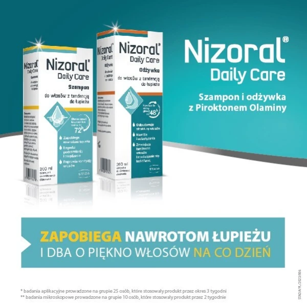 Nizoral Daily Care, odżywka do włosów, z tendencją do łupieżu, 200ml 5