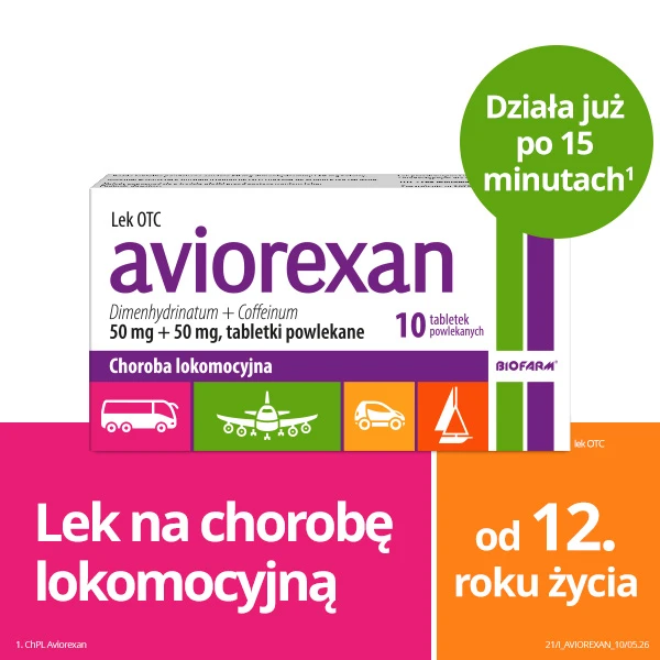 Aviorexan (50mg+50mg), 10 tabletek powlekanych 2