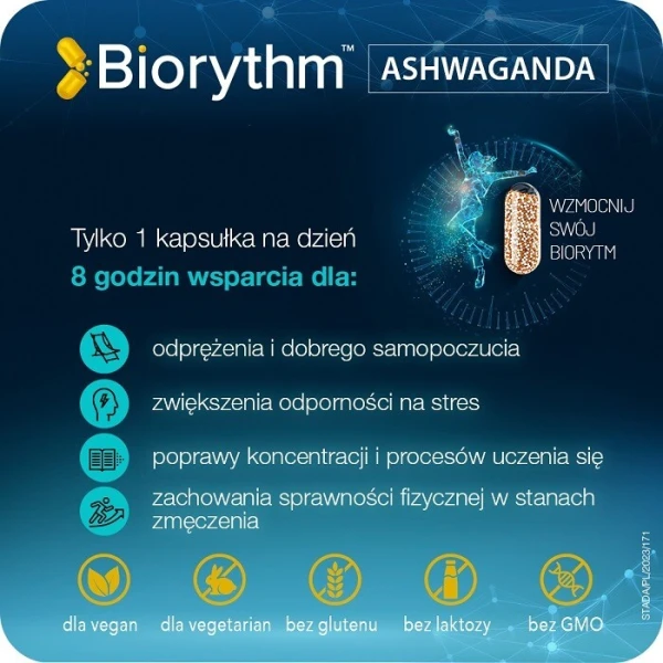 Biorythm, Ashwagandha, 30 kapsułek 2