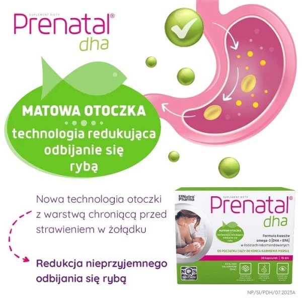 Prenatal DHA, od początku ciąży do końca karmienia piersią, 30 kapsułek 2