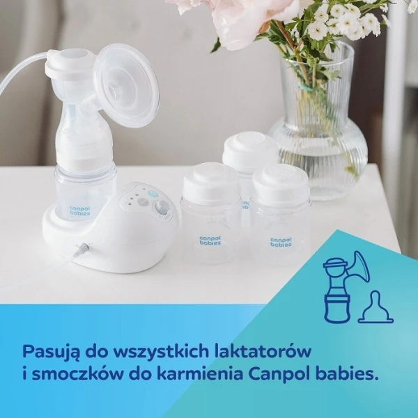 Canpol, zestaw butelek do przechowywania pokarmu, 35/235, 3 x 120ml 4