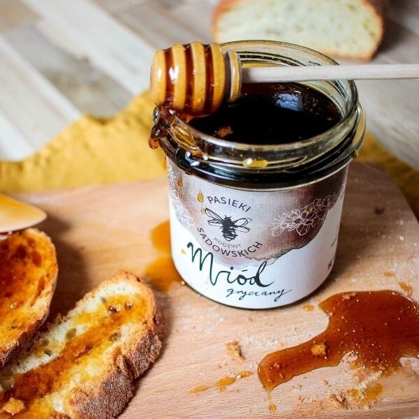 Pasieki Rodziny Sadowskich, miód gryczany, 450g 3
