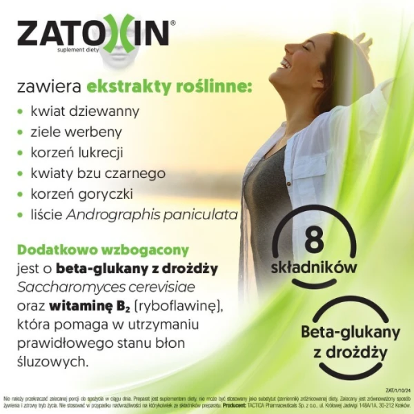 Zatoxin, 60 tabletek powlekanych 2