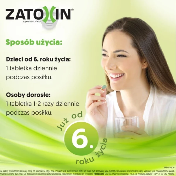 Zatoxin, 60 tabletek powlekanych 3