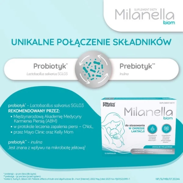Milanella Biom, 15 kapsułek 4