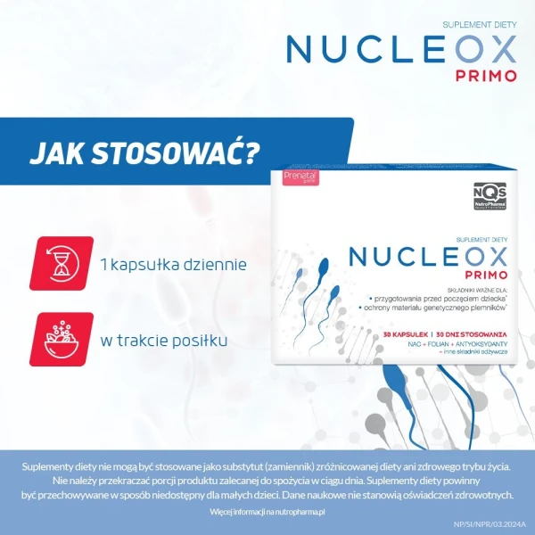 Nucleox Primo, 30 kapsułek 4