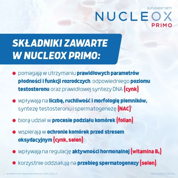 Nucleox Primo, 30 kapsułek 5