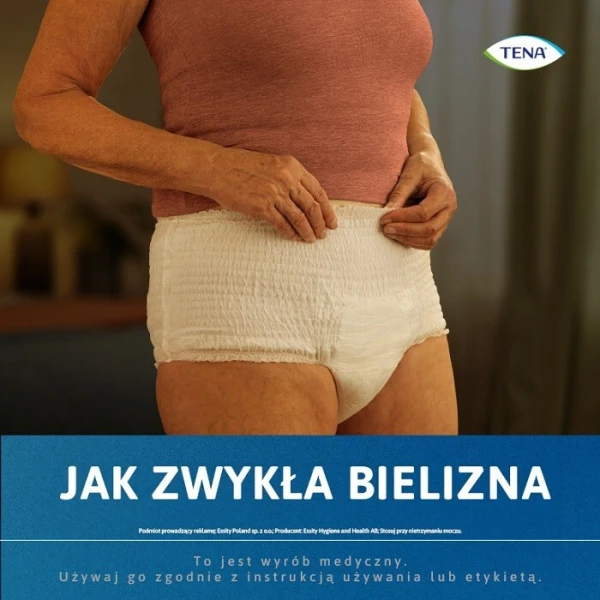 Majtki chłonne Tena Pants ProSkin Night Super, rozmiar L, chłonność 7,5/8, nowa wersja, 30 sztuk 2