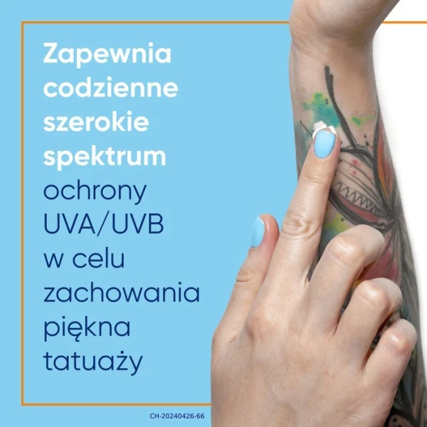 Bepanthen Tattoo, krem przeciwsłoneczny do skóry wytatuowanej SPF 50+, 50ml 7