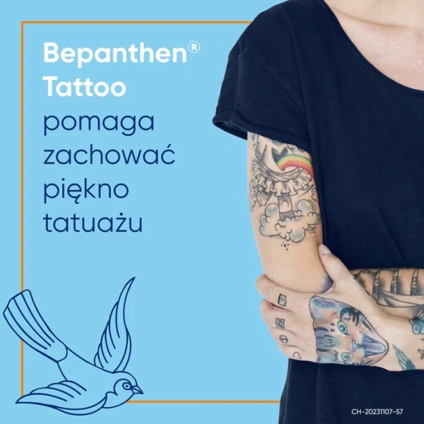 Bepanthen Tattoo, żel do mycia wytatuowanej skóry, 200ml 4