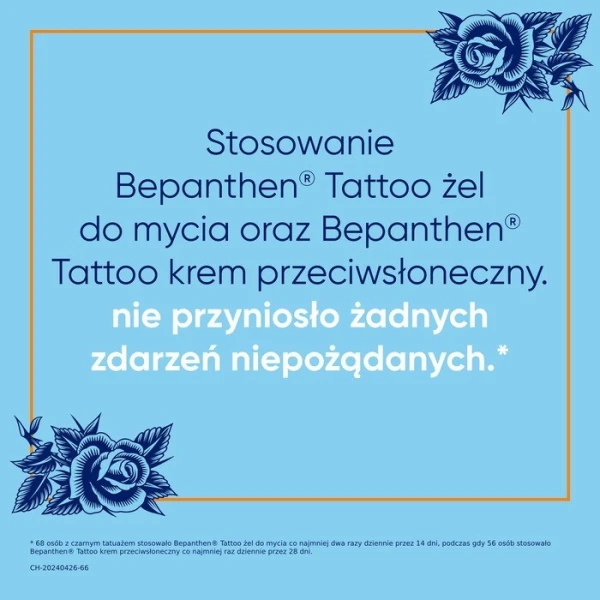 Bepanthen Tattoo, żel do mycia wytatuowanej skóry, 200ml 7