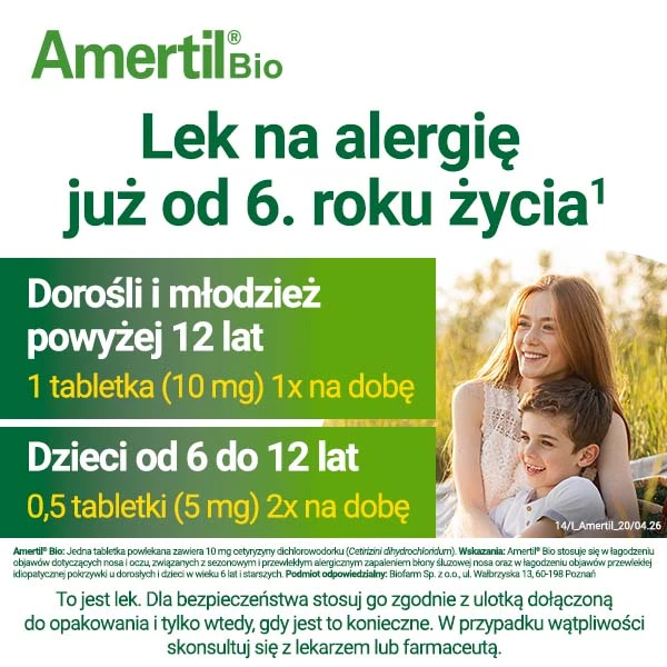 Amertil Bio 10mg, 20 tabletek 4