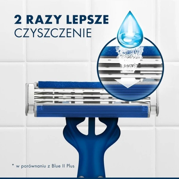 Gillette Blue 3 Comfort Slalom, maszynki do golenia dla mężczyzn, 3 ostrza, 3 sztuki 2