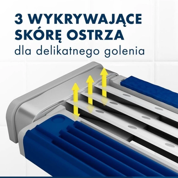 Gillette Blue 3 Comfort Slalom, maszynki do golenia dla mężczyzn, 3 ostrza, 3 sztuki 3