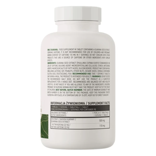 OstroVit, Guarana, 90 tabletek 2