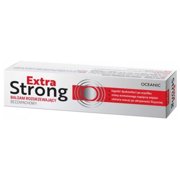Extra Strong, balsam rozgrzewający, bezzapachowy, 40g 2