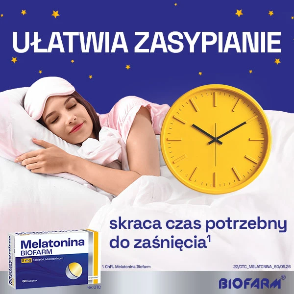 Melatonina Biofarm 5mg, 60 tabletek 2