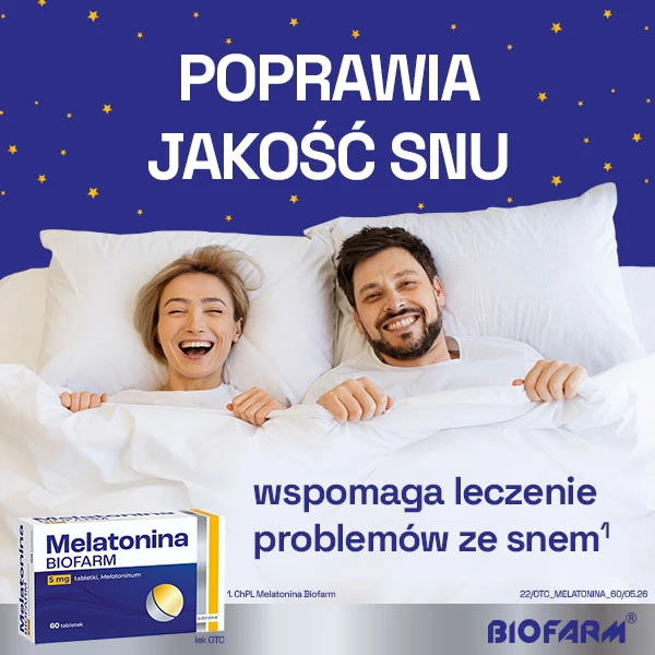 Melatonina Biofarm 5mg, 60 tabletek 3