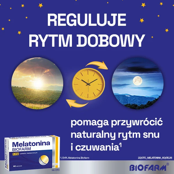 Melatonina Biofarm 5mg, 60 tabletek 4