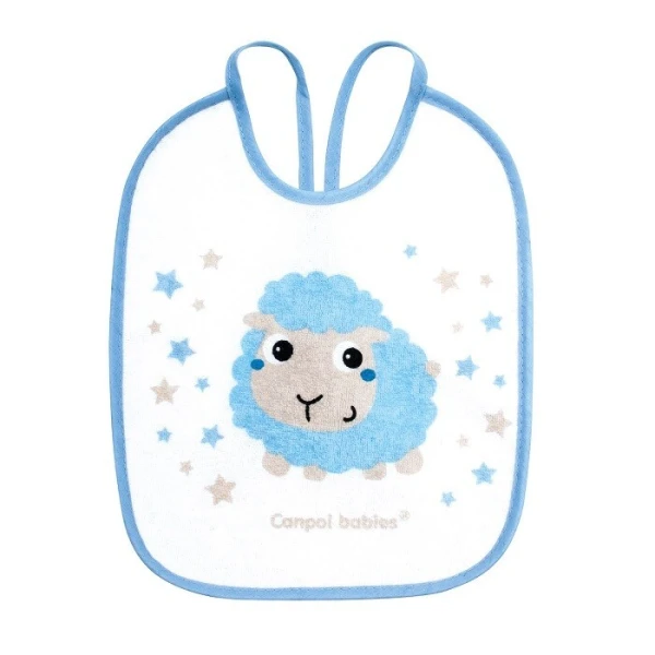 Canpol, śliniak nieprzemakalny z frotte, Bunny&Company, od urodzenia, 2/103, 3 sztuki 2