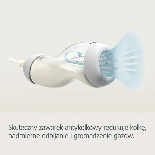 Canpol, butelka anykolkowa, szeroka PP, S-Shape, od urodzenia, 24/201, 200ml 2
