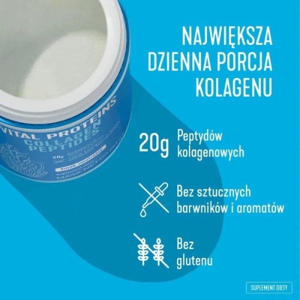 Vital Proteins Collagen Peptides, smak neutralny, 567g 3