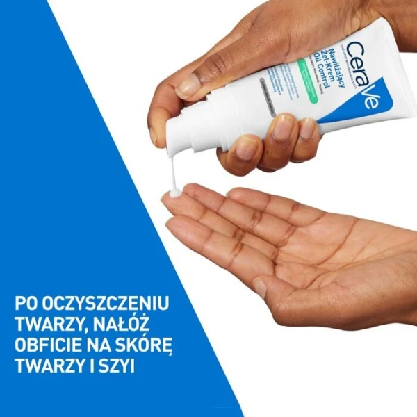 CeraVe Oil Control, nawilżający żel-krem, skóra mieszana i tłusta, 52ml 2