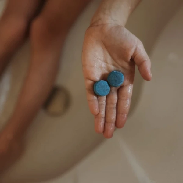 Mini U, Fizzy Plops,  tabletki do kąpieli zmieniające kolor wody, dla dzieci po 3 roku życia, 40 sztuk 4