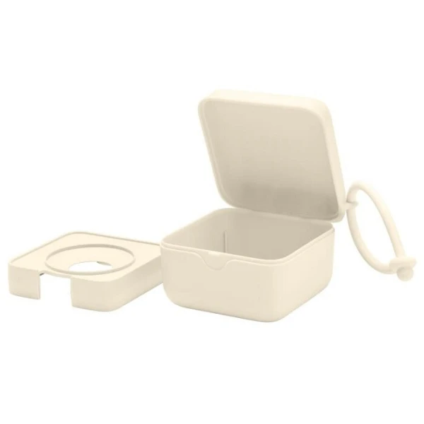 Bibs Pacifier Box 2w1, etui do smoczków i pojemnik do sterylizacji smoczków, ivory, 1 sztuka 2