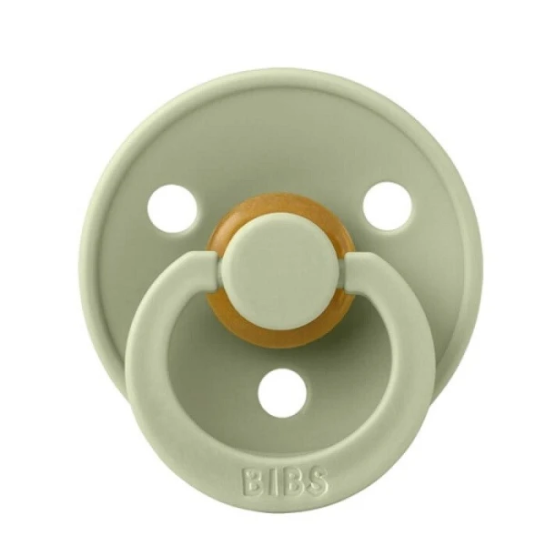 Bibs Colour, smoczek uspokajający, kauczuk, sage&ivory, rozmiar S, od urodzenia, 2 sztuki 4