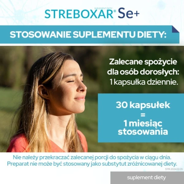 Streboxar Se+, 30 kapsułek 3