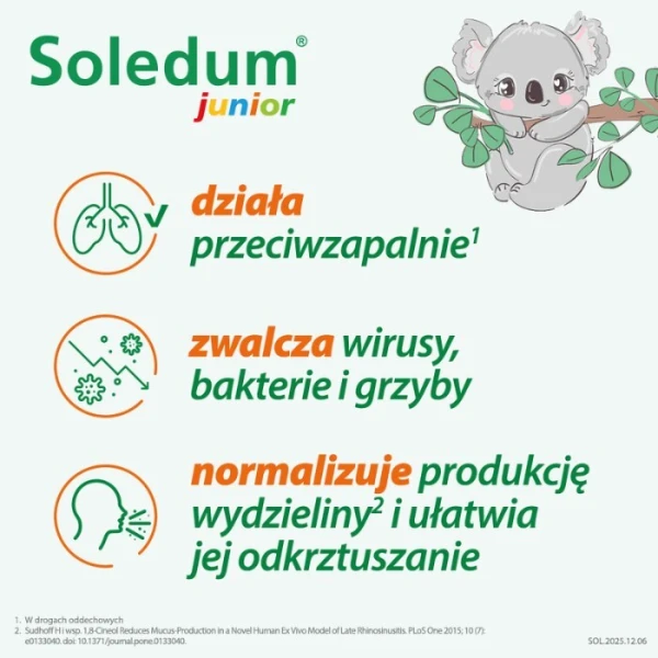 Soledum Junior 100mg, 20 kapsułek dojelitowych 2