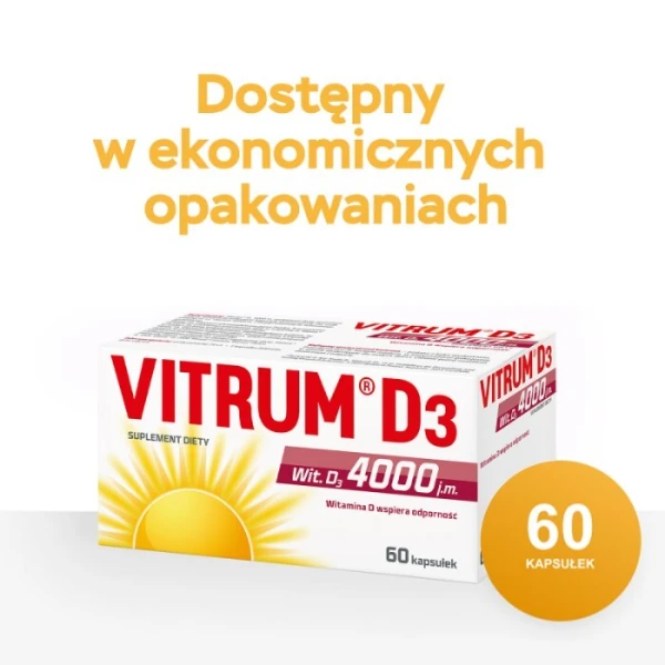 Vitrum D3 4000 j.m., 60 kapsułek 4