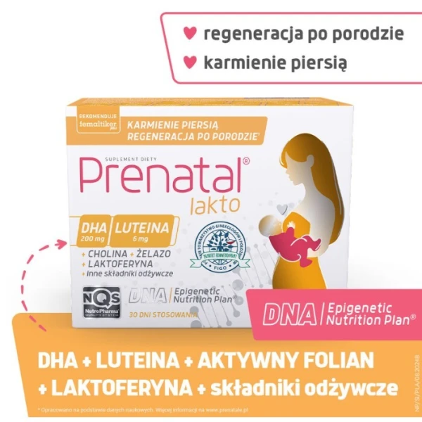 Prenatal Lakto, 2 x 30 kapsułek 4