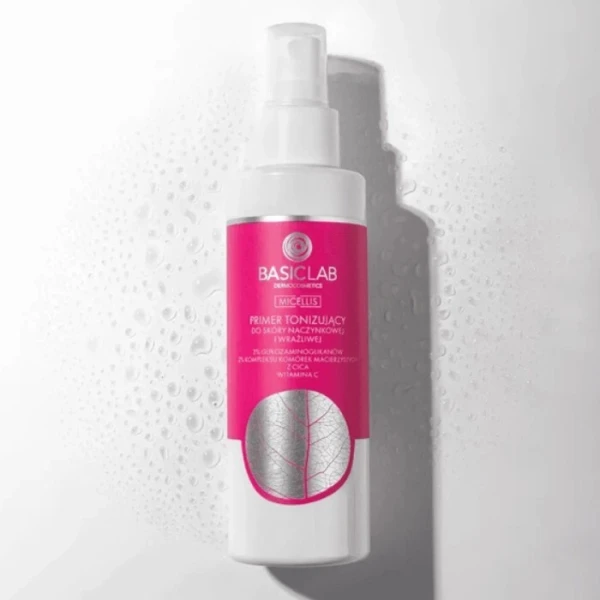 BasicLab Micellis, primer tonizujący do skóry naczynkowej i wrażliwej, 150ml 2