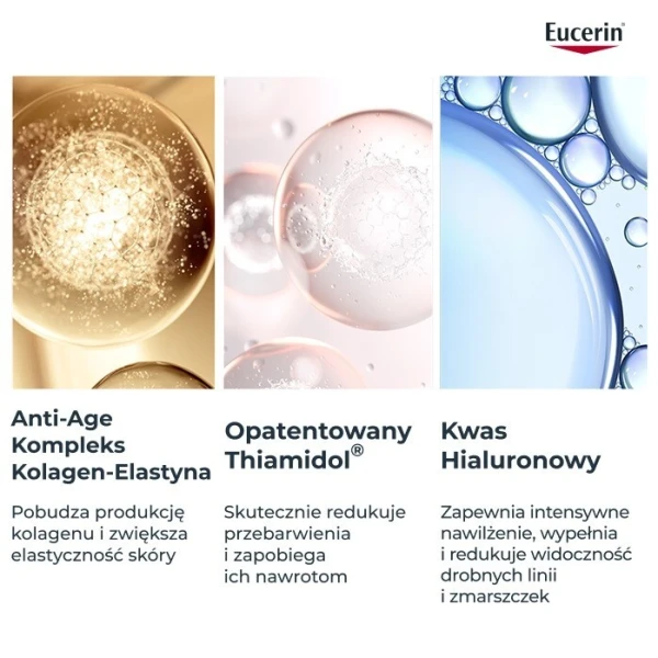 Eucerin Hyaluron-Filler + Elasticity, krem do cery dojrzałej z przebarwieniami, na noc, 50ml 5