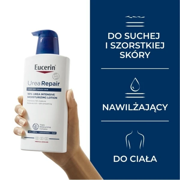 Eucerin Urea Repair, emulsja do ciała, skóra sucha, 400ml 5