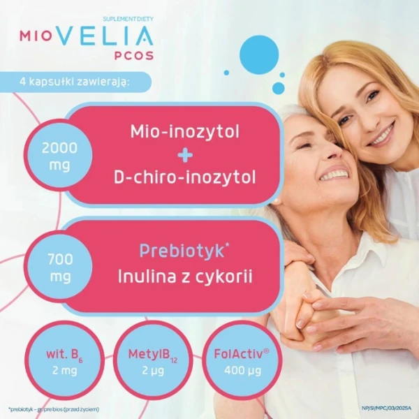 Miovelia PCOS, 60 kapsułek 3