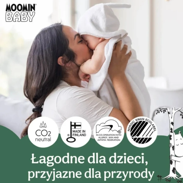 Moomin Baby, pieluchy, rozmiar 4, waga 7-14 kg, 42 sztuki 4
