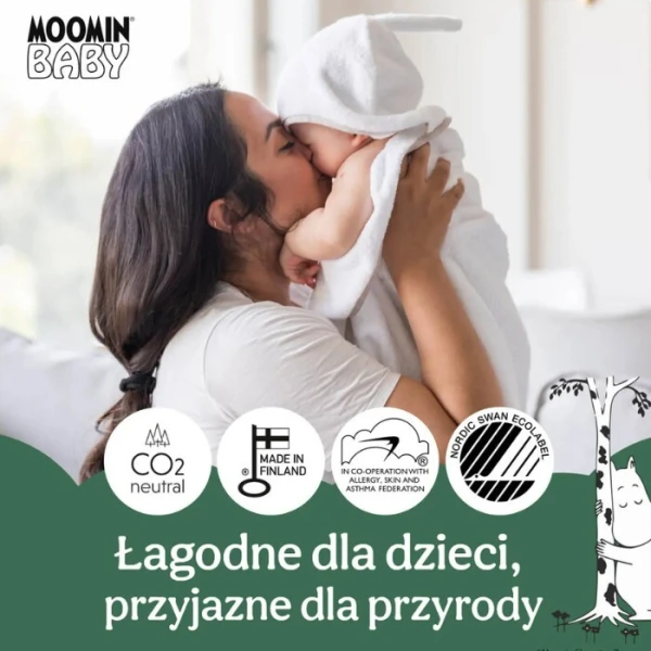 Moomin Baby, pieluchy, rozmiar 3, waga 5-8 kg, 48 sztuk 4