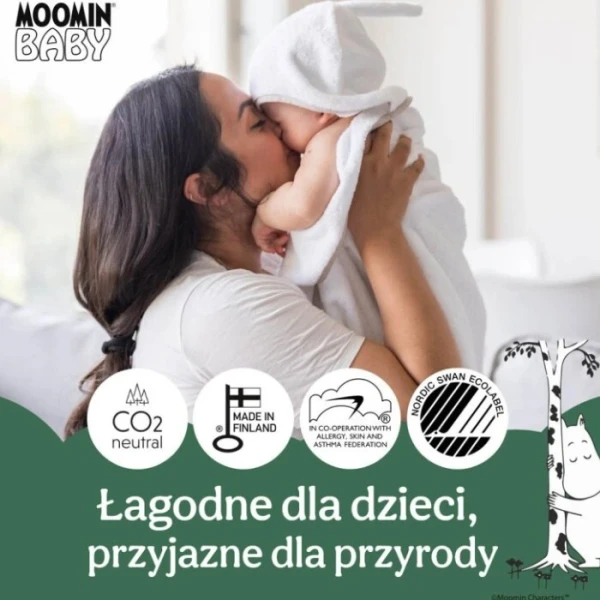 Muumi Baby Pants, pieluchomajtki, rozmiar 4, waga 7-11 kg, 40 sztuk 3