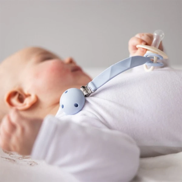 BabyOno, silikonowa zawieszka do smoczka, niebieska, 1469/02, 1 sztuka 2
