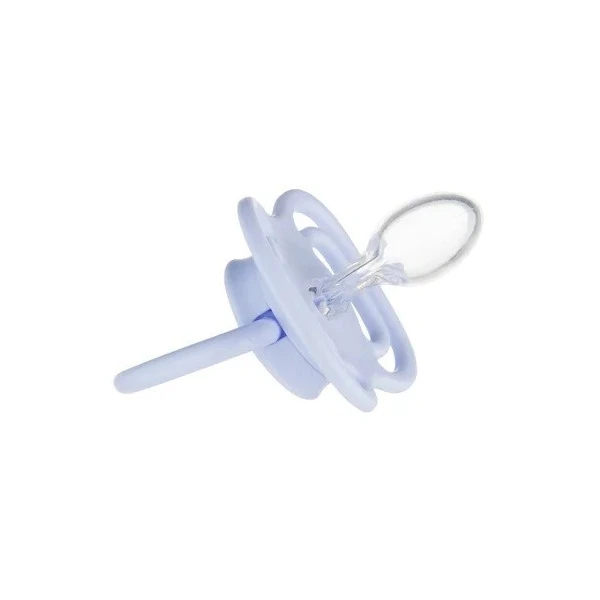 Canpol, smoczek uspokajający, silikonowy, symetryczny, Dental Air, blue, 0-6 miesięcy, 23/225, 2 sztuki 4