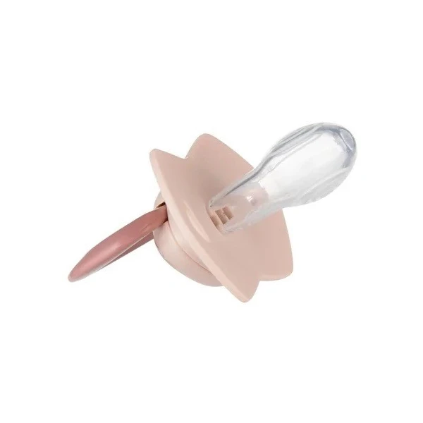 Canpol, smoczek uspokajający, silikonowy, symetryczny, Light Touch Gold, pink, po 18 miesiącu, 22/666, 2 sztuki 3