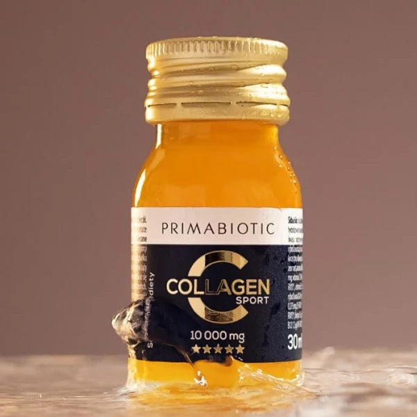 Primabiotic Collagen Sport, smak ananasowy, 30 ampułek po 30ml 3