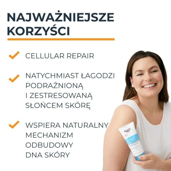 Eucerin After Sun, łagodzący żel-krem po opalaniu, 200ml 5