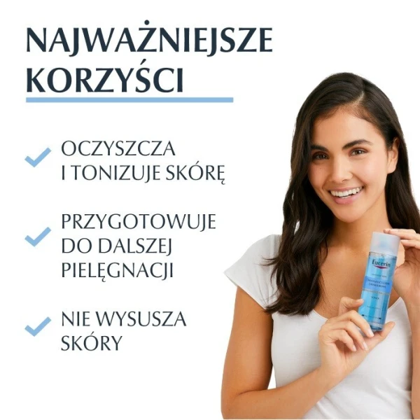 Eucerin DermatoClean Hyaluron, tonik oczyszczający, skóra normalna, mieszana i wrażliwa, 200ml 4