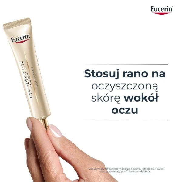 Eucerin Hyaluron-Filler + Elasticity, krem pod oczy, cera dojrzała, SPF 20, 15ml 2