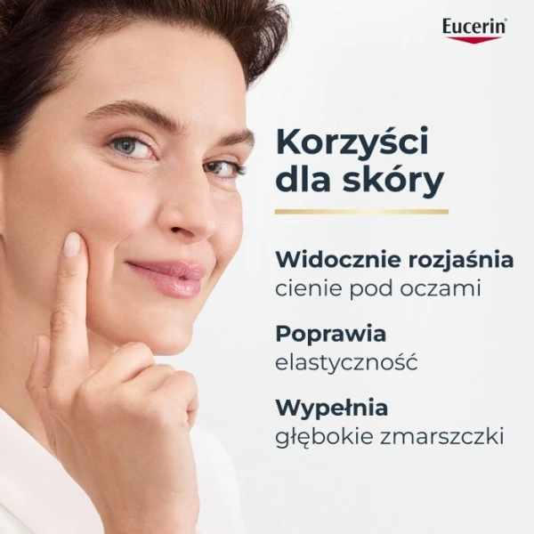 Eucerin Hyaluron-Filler + Elasticity, krem pod oczy, cera dojrzała, SPF 20, 15ml 6